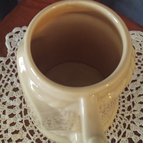 Vtg SHAWNEE Pottery Glazed Beige/Cream Mug/Stein Tribute to Firefighter/Fireman - Picture 6 of 7